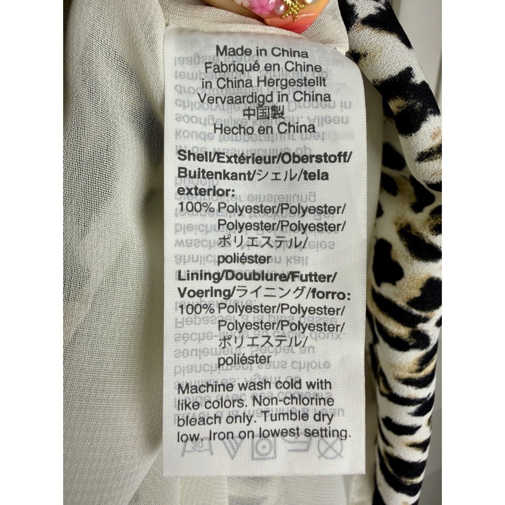 J. Crew Leopard Print Pleated Lined Midi Skirt Office Career Women's Size 12 - Picture 8 of 10